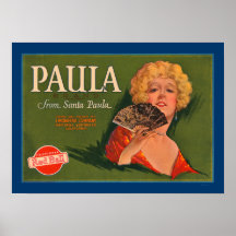 Paula Brand from Santa Paula Print