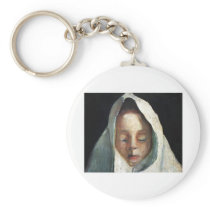 Paula Modersohn-Becker Maiden in Hood 1908 Female Keychain
