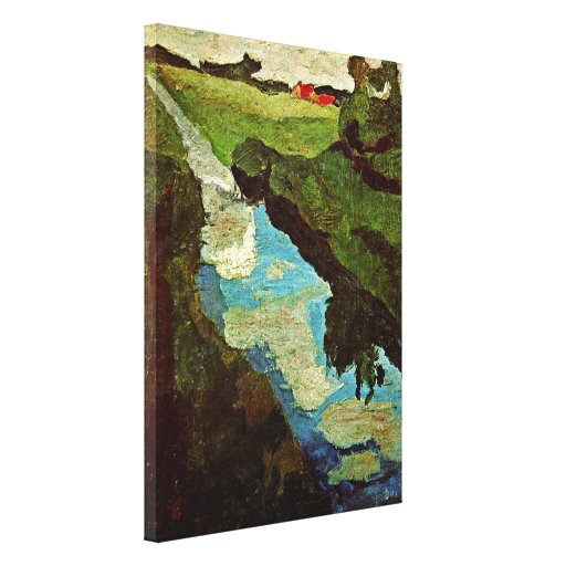 Paula Modersohn-Becker - Moorgraben Stretched Canvas Print
