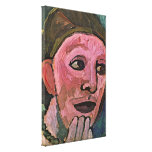 Paula Modersohn-Becker - self-portrait Stretched Canvas Prints