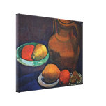 Paula Modersohn-Becker - Still life with jug Stretched Canvas Print