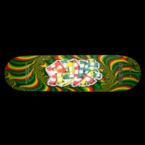 PAULIE Tag 01 ~ Custom Graffiti Art Pro Skateboard skateboards