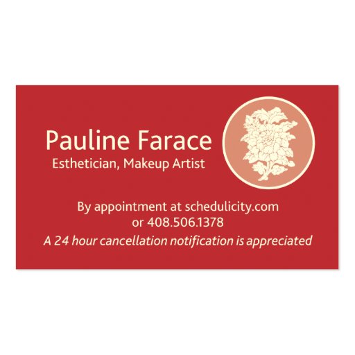 Pauline Business Card (back side)