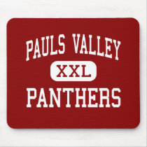 Pauls Valley - Panthers - High - Pauls Valley mousepads by customteamsportswear Pauls Valley - Panthers - High - Pauls Valley mousepads