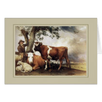 Paulus Potter,'Young Bull' cards