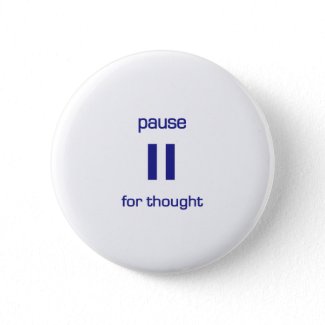 Pause for Thought (blue text) Pin