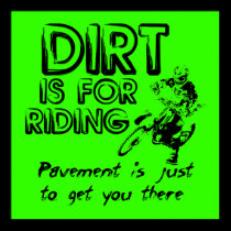 Pavement Dirt Bike Motocross Poster posters
