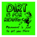Pavement Dirt Bike Motocross Poster posters by allanGEE Pavement Dirt Bike Motocross Poster posters