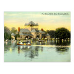 Pavilion Belle Isle, Detroit Michigan 1915 Vintage Post Cards