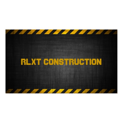 Paving, Asphalt, Construction, Builder, Roadwork, Business Card Template (front side)