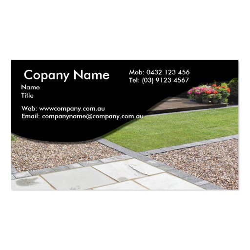 Paving Business Card (front side)