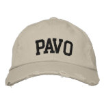 Pavo Embroidered Hat