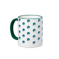 Pavo real verde. Mug by arraias Pavo real verde. Mug