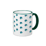 Pavo real verde. Mug