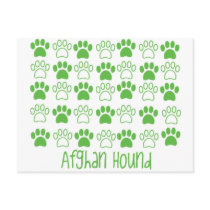 Paw by Paw Afghan Hound Postcards