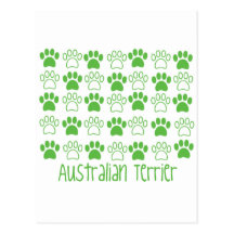 Paw by Paw Australian Terrier Postcards