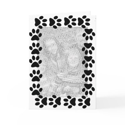 paw-frame card by YourPhotoCards