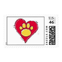 paw love postage by PetsRFouRLife paw love postage