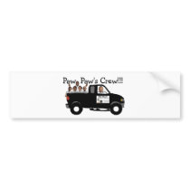 Paw Paws Crew bumper stickers by 7x4design Paw Paws Crew bumper stickers