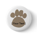 "Paw Print" Button by windyone "Paw Print" Button