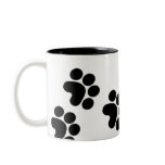 paw print coffee mug