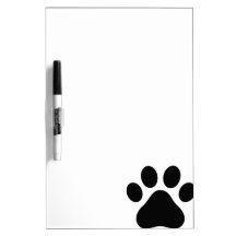 Paw print Dry-Erase whiteboards