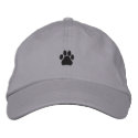 Paw Print embroidered hats by ZazzleEmbroidery Paw Print embroidered hats