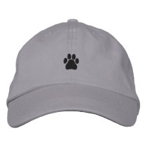 Paw Print embroidered hats by ZazzleEmbroidery Paw Print embroidered hats