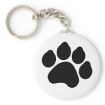 Paw Print Keychain