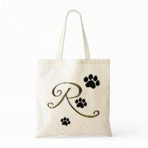 Paw Print Monogram Bag