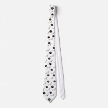 Paw Print Monogram Tie