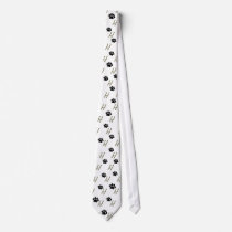 Paw Print Monogram Tie