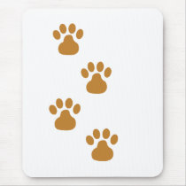 Paw Print Mousepad by animaltees Paw Print Mousepad