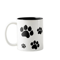 Paw Print Mug