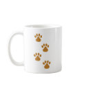Paw Print Mug by animaltees Paw Print Mug