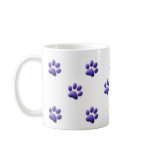 Paw Print Mug Blue