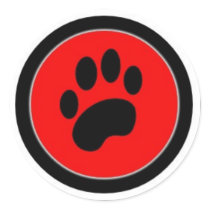 Paw print Sticker