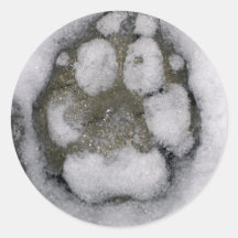 Paw Print Sticker - Customizable