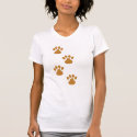 Paw Print T-shirt by animaltees Paw Print T-shirt