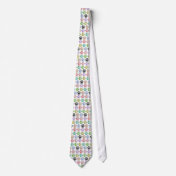 Paw print tie