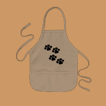 Paw Prints aprons