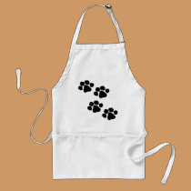 Paw Prints aprons