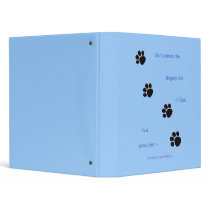 Paw Prints binders by pipedreams Paw Prints binders