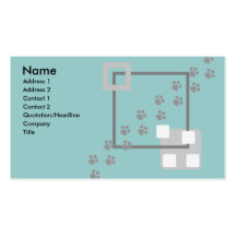Paw Prints Business Cards