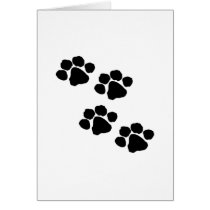 Paw Prints Card