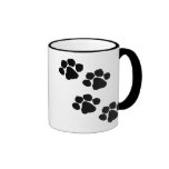 Paw Prints Coffee Mugs