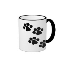 Paw Prints Coffee Mugs