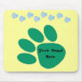 Paw Prints customizable Mousepad
