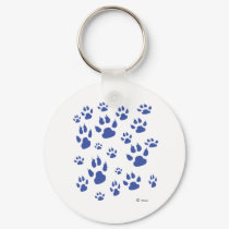 Paw prints galore keychains by KanweieneaKreations Paw prints galore keychains