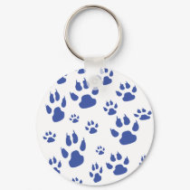 Paw prints galore keychains by KanweieneaKreations Paw prints galore keychains